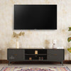 Bengaluru Solid Wood TV Cabinet Four Drawer Furniselan Slate-Grey