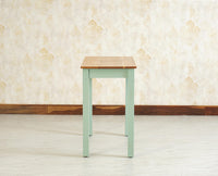 Sendai Solid Wood Study Table with One Drawer - Study Table - Furniselan - Slit-Green