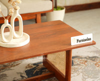 Boston Wooden Luma Coffee Table Brown Finish