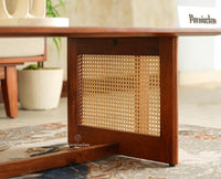 Boston Wooden Luma Coffee Table Brown Finish