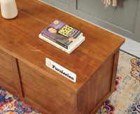 Athens Trunk Box Storage - Trunks & Cabinets - Furniselan-Brown-Finish