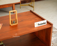 Zurich Premium Wooden Coffee Table Brown Finish