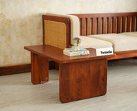 Pivot Flexi Wooden Coffee Table Multi Functions Use Coffee & Side Table Brown Finish
