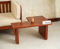 Pivot Flexi Wooden Coffee Table Multi Functions Use Coffee & Side Table Brown Finish