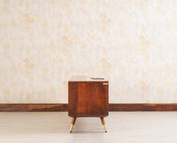 Boston Solid Wood Rattan Cane Tv Cabinet with Two Doors and Two Drawers - Tv Cabinet - Furniselan-Brown-Finish
