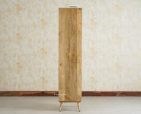 Boston Solid Wood Tv Entertainment Unit Set Of Three Furniselan Natural Finish