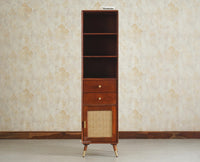 Boston Solid Wood Tv Entertainment Unit Set Of Three Cabinets Furniselan Brown Finish