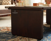 Pivot Flexi Wooden Coffee Table Multi Functions Use Coffee & Side Table Grey Finish