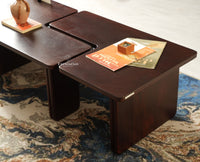 Pivot Flexi Wooden Coffee Table Multi Functions Use Coffee & Side Table Grey Finish
