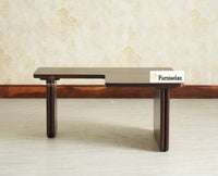 Pivot Flexi Wooden Coffee Table Multi Functions Use Coffee & Side Table Grey Finish