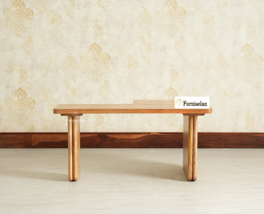 Pivot Flexi Wooden Coffee Table Multi Functions Use Coffee & Side Table Natural Oak Finish