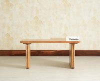 Pivot Flexi Wooden Coffee Table Multi Functions Use Coffee & Side Table Natural Oak Finish