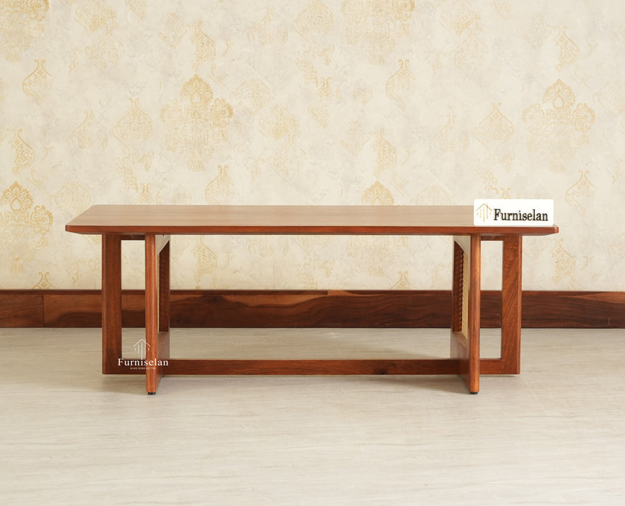Boston Wooden Luma Coffee Table Brown Finish