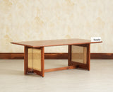 Boston Wooden Luma Coffee Table Brown Finish