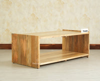 Zurich Premium Wooden Coffee Table Natural Finish
