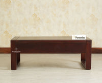 Ibiza Modern Coffee Table Two Drawers Grey Finish