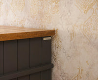 Porto Wooden Two door and Two Drawer Sideboard Cabinet Large - Tv Cabinet - Furniselan Slate-Grey