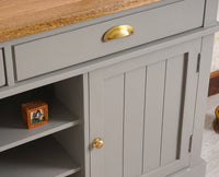 Porto Wooden Two door and Two Drawer Sideboard Cabinet Large - Tv Cabinet - Furniselan Cool-Grey