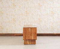 Columbia Solid Wood Tv Cabinet - Tv Cabinet - Furniselan - Natural-Finish