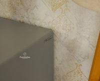 Bengaluru Solid Wood Two Door and Three Drawer Sideboard Cabinet Furniselan Cool Grey