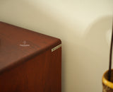 Bressels Wooden Tv Cabinet Media Unit Brown Finish