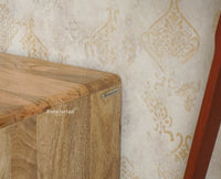 Boston Solid Wood Rattan Cane Tv Cabinet with Two Doors and Two Drawers Furniselan Natural Finish