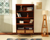 Boston Solid Wood Bookshelf for Office,Study Room, Livingroom