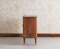 Eiffel Solid Wood Two Door Sideboard Cabinet - Sideboard - Furniselan - Teak-Finish