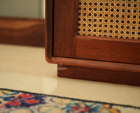 Boston Solid Wood Flip Door Shoe Storage Bench Brown Finish