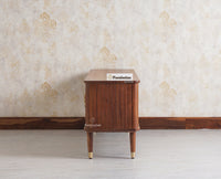 Eiffel Solid Wood TV Cabinet Two Door & One Drawer - Tv Cabinet - Furniselan - Teak-Finish