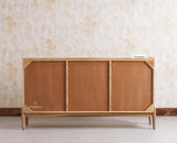 Wellington Solid Wood Sideboard Cabinet Furniselan - Natural-Finish