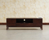 Bressels Wooden Tv Cabinet Media Unit Grey Finish