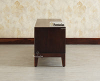 Bressels Wooden Tv Cabinet Media Unit Grey Finish
