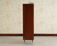 Boston Solid Wood Bookshelf for Office,Study Room, Livingroom Brown Finish