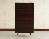Boston Solid Wood Bookshelf for Office,Study Room, Livingroom Grey Finish