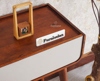 Mexico Two Drawer Console Table Furniselan - Brown-Finish