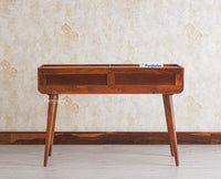 Mexico Two Drawer Console Table Furniselan - Brown-Finish