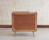 Mexico Solid Wood Three Drawers Storage Chest of Drawer Furniselan - Natural-Oak-Finish