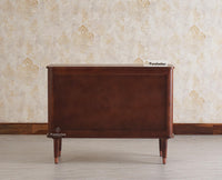 Eiffel Solid Wood Two Door Sideboard Cabinet Furniselan - Grey-Finish