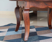 Denmark Sheesham Wood Round Coffee Table Furniselan - Maple-Finish