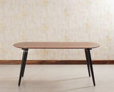 Antilia Solid Wood Six Seater Dining Table - Dining Set - Furniselan - Black Finish