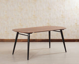 Antilia Solid Wood Six Seater Dining Table - Dining Set - Furniselan - Black Finish