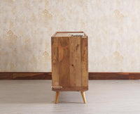 Mexico Three Door Sideboard Storage Cabinet Furniselan - Natural-Oak