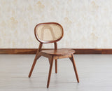 Antilia Solid Wood Dining Chair Set of two Furniselan - Teak-Finish