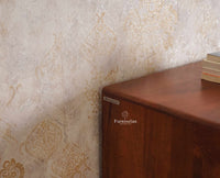 Bressels Solid Wood Three Door and Drawer Storage Cabinet Sideboard Furniselan - Brown-Finish
