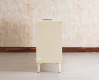 Bengaluru Solid Wood Three Door Sideboard Cabinet Furniselan-Milky-White
