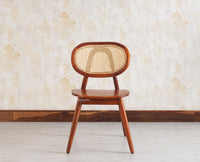 Antilia Solid Wood Dining Chair Set of two - Dining Chair - Furniselan - Maple-Finish