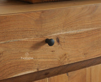 Italy Large Wooden Sideboard cabinet- 4 Doors and Drawers Furniselan Natural Finish