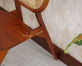 Antilia Solid Wood Dining Chair Set of two - Dining Chair - Furniselan - Maple-Finish