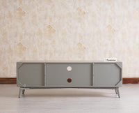 Bengaluru Solid Wood TV Cabinet Two Door Furniselan - Cool-Grey